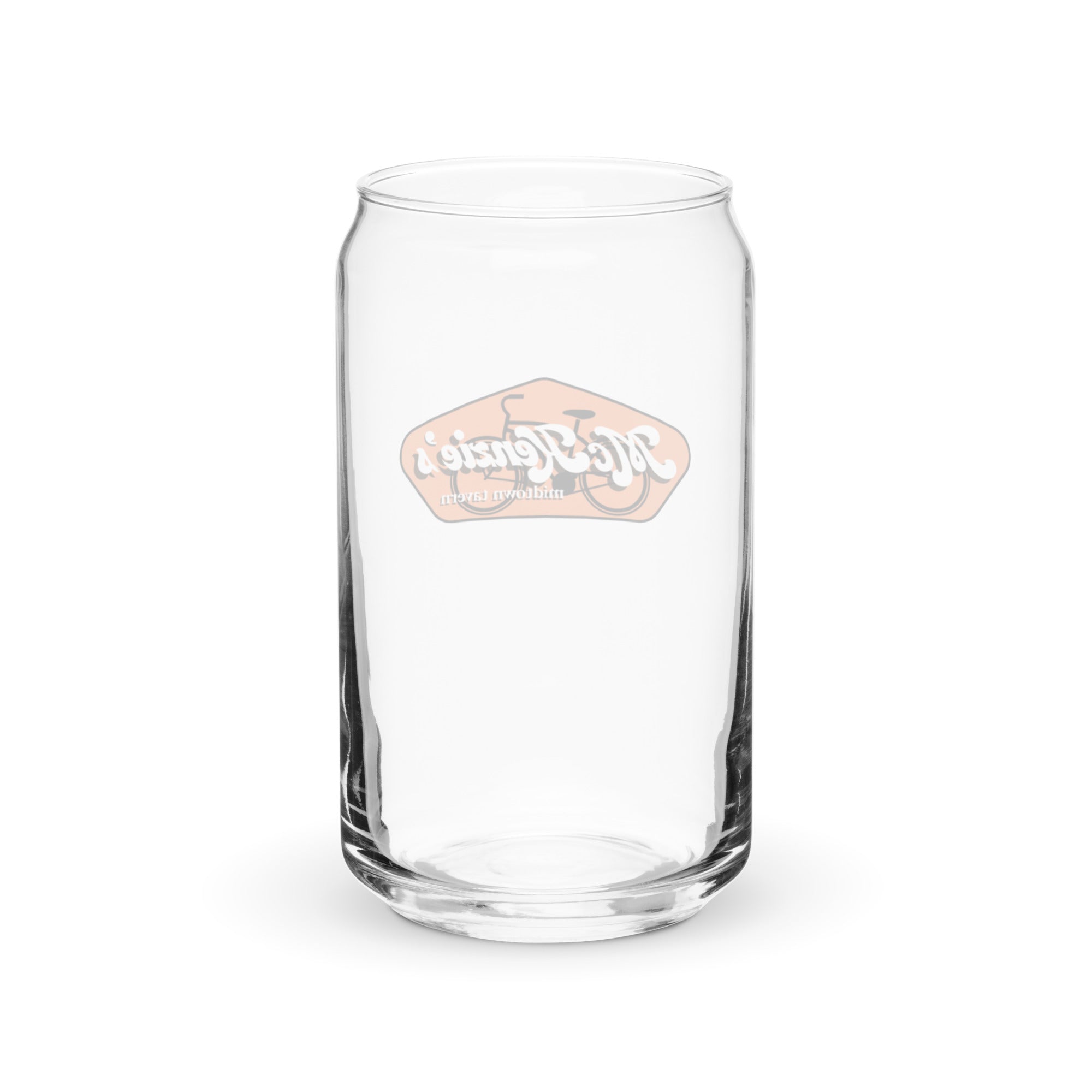 McKenzie’s Can Glass 16 oz - Back View