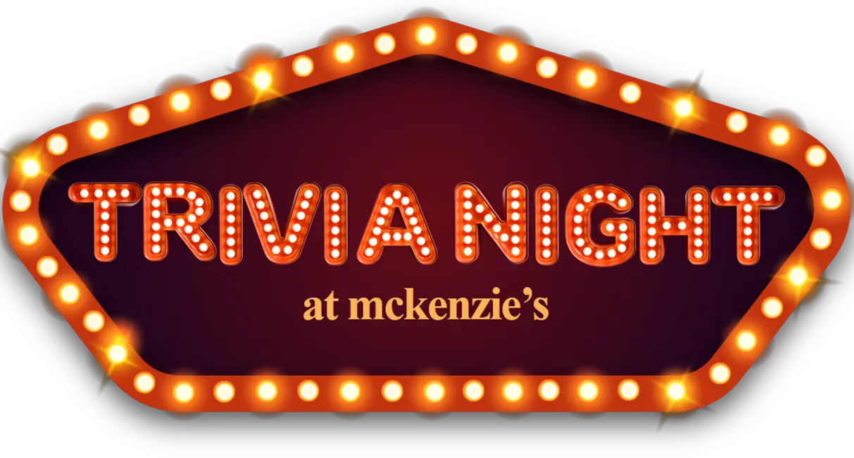 Tuesday Classic Trivia Night Event at McKenzie's Midtown Tavern and Bar