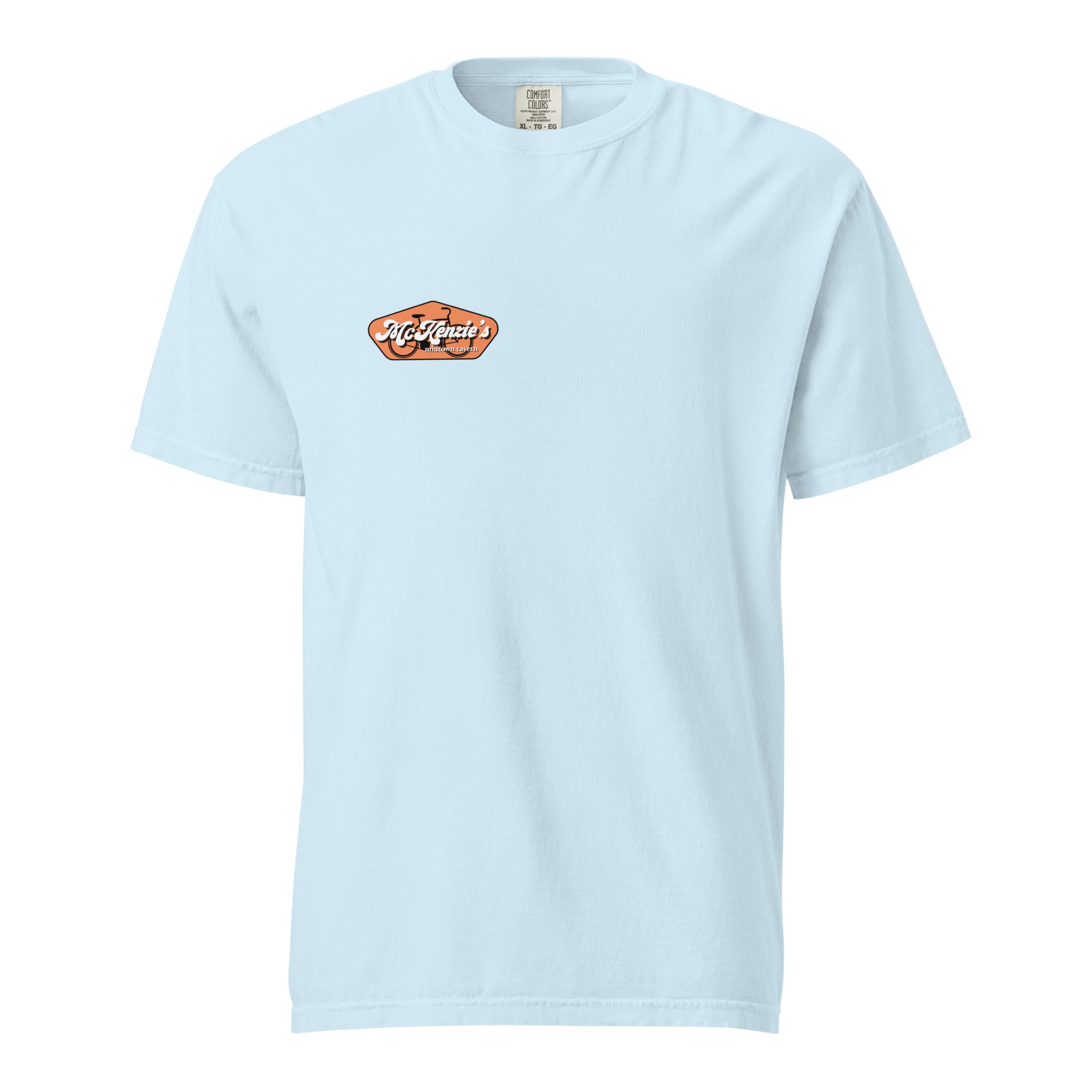 McKenzie’s Crew Unisex Tee - Chambray Front