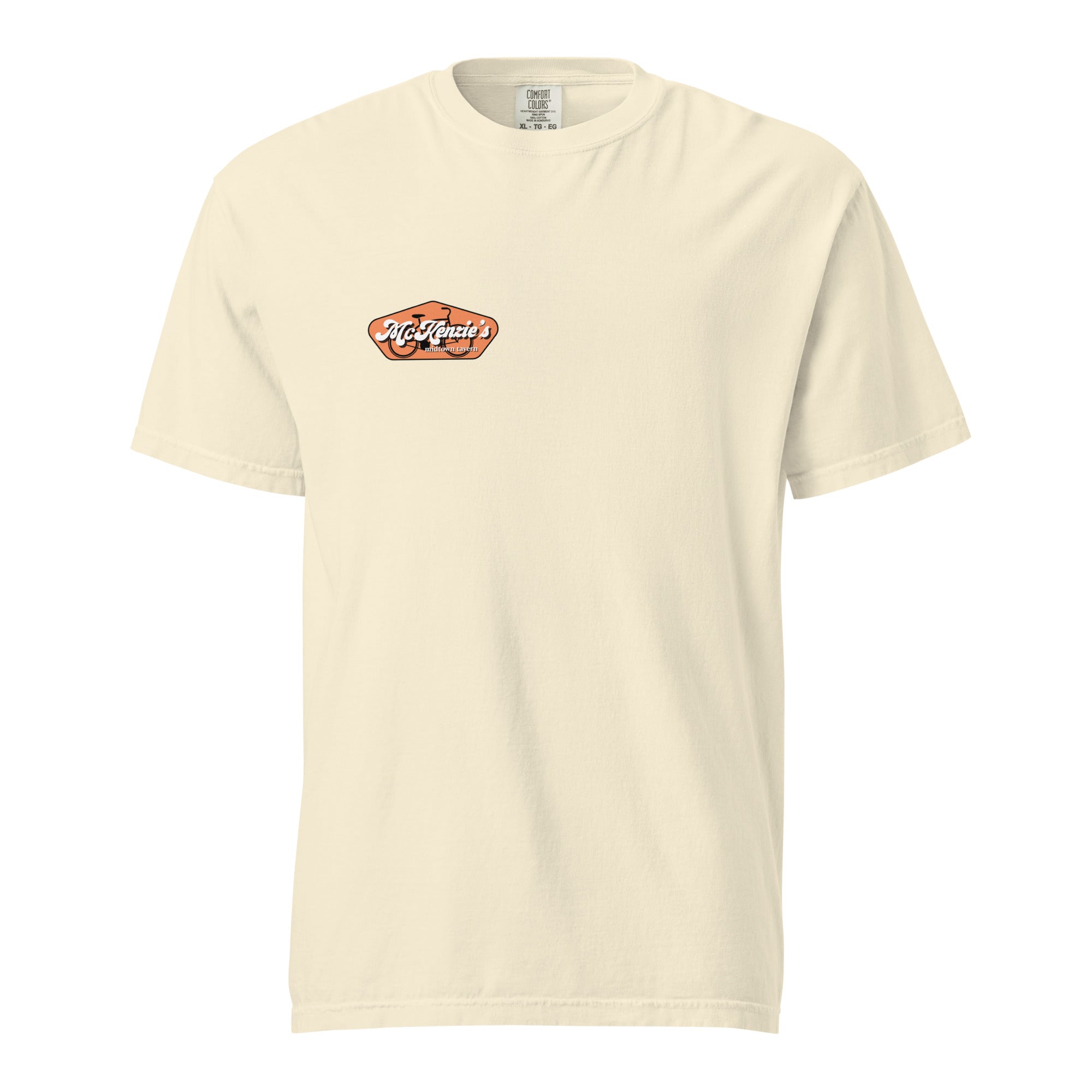 McKenzie’s Crew Unisex Tee - Ivory Front